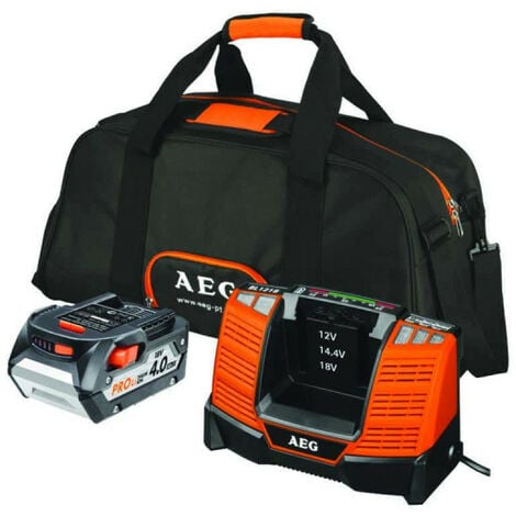 Pack batterie AEG 18V Li-Ion 4.0Ah et chargeur SET L1840BL