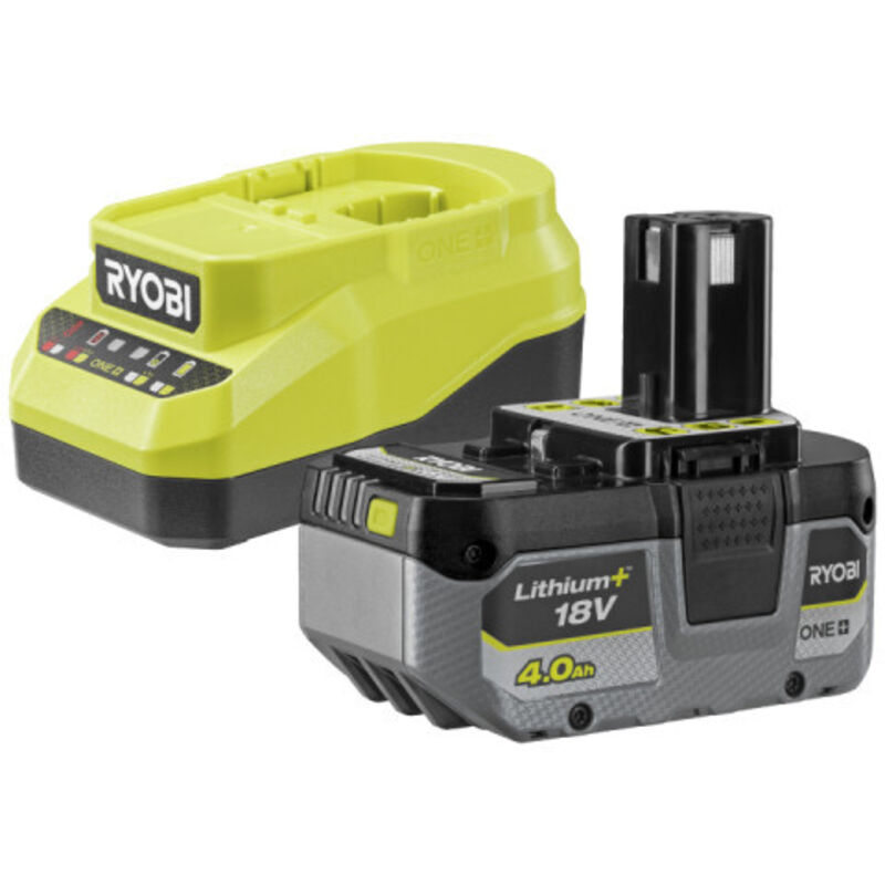 Pack batterie RYOBI 18V One+ 4 0Ah LithiumPlus 1 chargeur rapide 2.0Ah RC18120A - vue 6