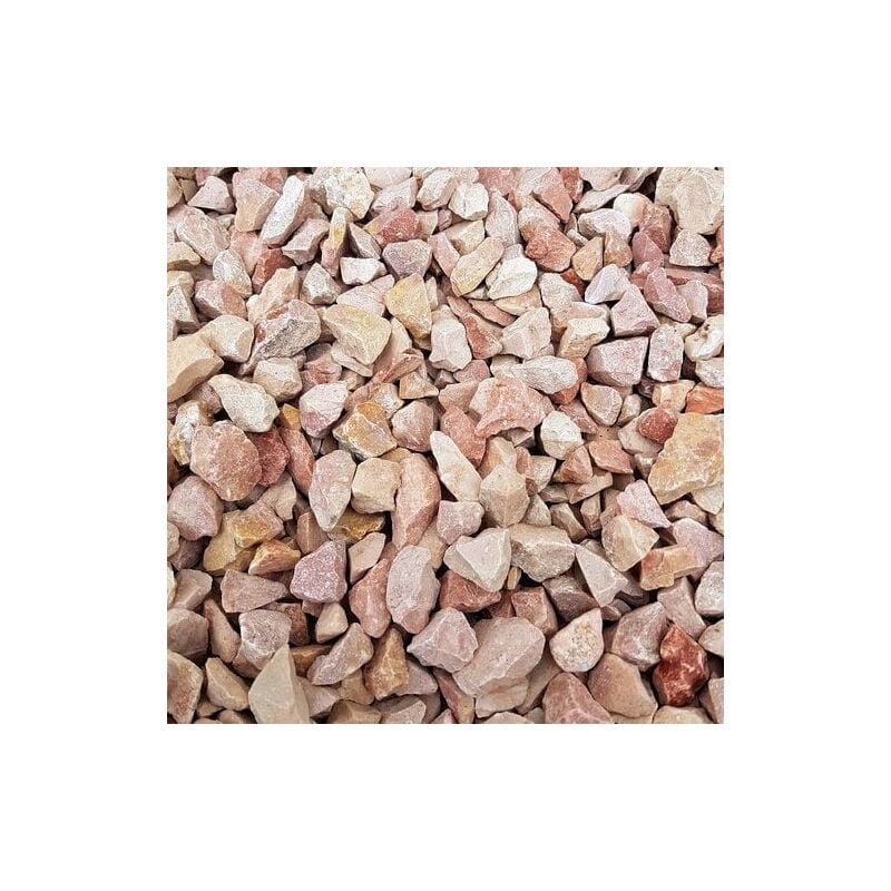 PACK BIG BAG 40M² Gravier Rose de Marbre 8/14 = 2 Big Bag 1,5T