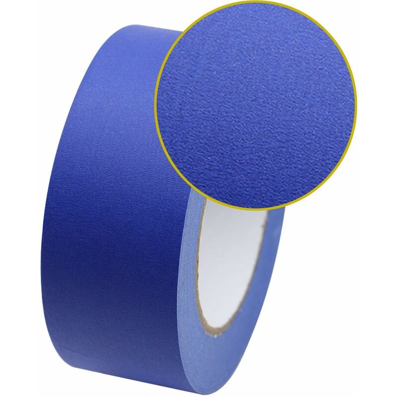 Pack Blue Painter's Tape, 2.1cm, 3.1cm, 3.8cm x 32m, Multi Size Painting Masking Tape, Clean Release Paper Adhesive Tape for Home and Office, bomei