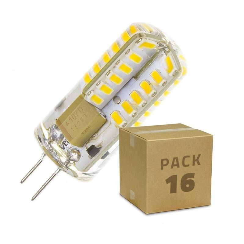 

Efectoled - Pack Bombilla LED G4 3W (220V) (16 un) Blanco Neutro 4000K - Blanco Neutro 4000K