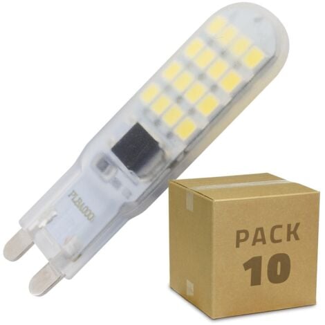Pack Bombilla LED G9 5W (10 un) Blanco Neutro 4000K - 4500K - Blanco Neutro 4000K - 4500K