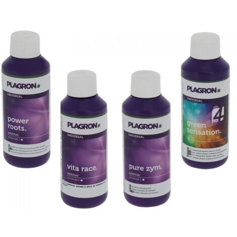 Pack boosters croissance et floraison PLAGRON 4 x 100ml