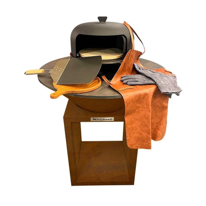 Mirichaud - Pack Brasero pizza corten diamètre 95cm