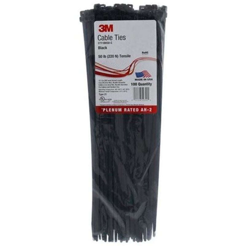 

3M - Bolsa Bridas para Exterior Scotchflex FS 280 DWC C-C 7,5 x 280mm (100 un) 7000035308-CC Negro - Negro