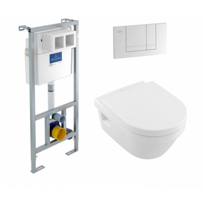 Villeroy&boch - Pack bâti ViConnect Pro + Cuvette sans bride architectura