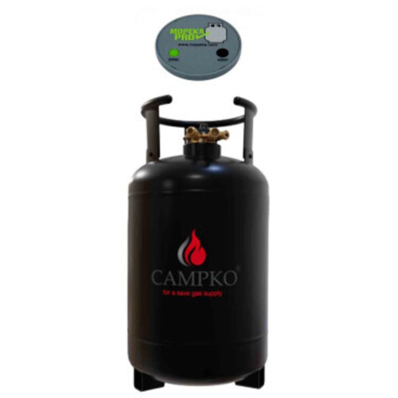 Pack campko Bouteille gpl 30L Rechargeable Bluetooth + Jauge Camping Car