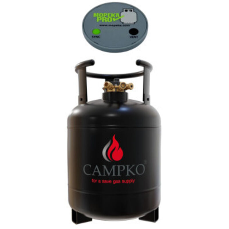 Pack campko Bouteille gpl Bluetooth Réservoir 15L + jauge Bluetooth Camping car