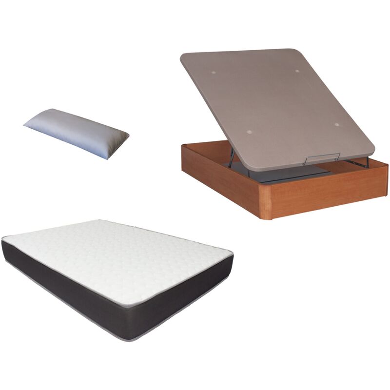

Pack Canape Madera 30mm+colchon HR MEGA CONFORT VISCO+ almohada DE REGALO 105X180
