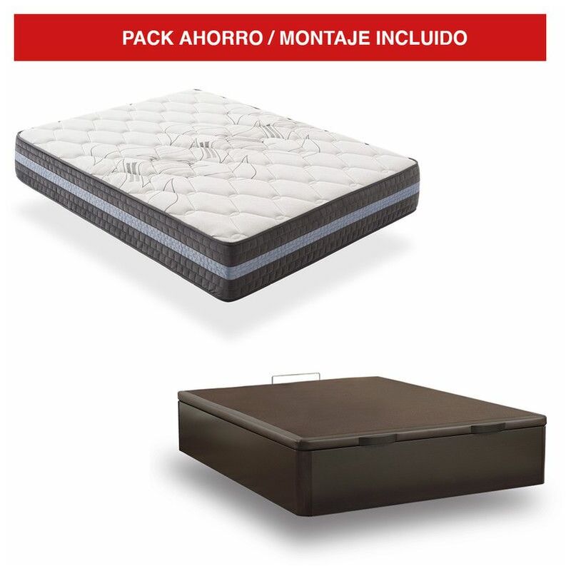 

Pack Canapé Madera Wengué + Colchón Visco 30cm Grand Luxury 160x190 cm