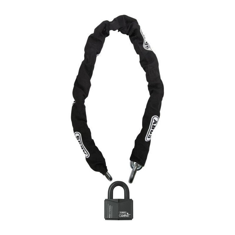 Antivol de chaîne Abus 37RK/70 + 14MKS180 - Chaîne 180 cm - Maillons 14 mm - Double verrouillage - 2 clés