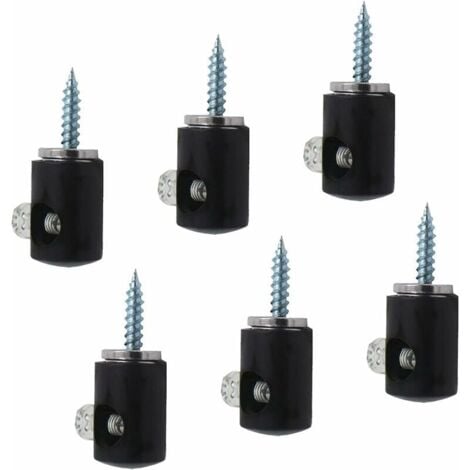 Pack Chandelier Light Hooks, Chandelier Ceiling Light Hook, Cable Hook (Black)