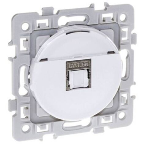 Pack chantier 20 pièces - Prise RJ45 Cat5e grade 1 UTP blanche
