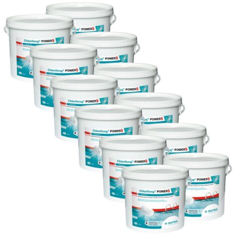 Pack Chlorilong 5 Fonctions / Power 5 - 5 kg Bayrol Quantité Pack de 12