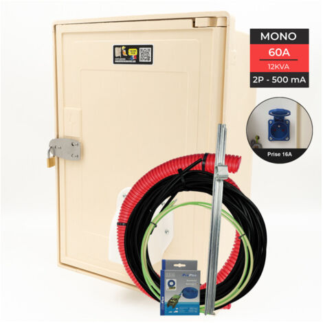 Pack coffret 10 mètres 12 KW "AERIEN" COMPLET