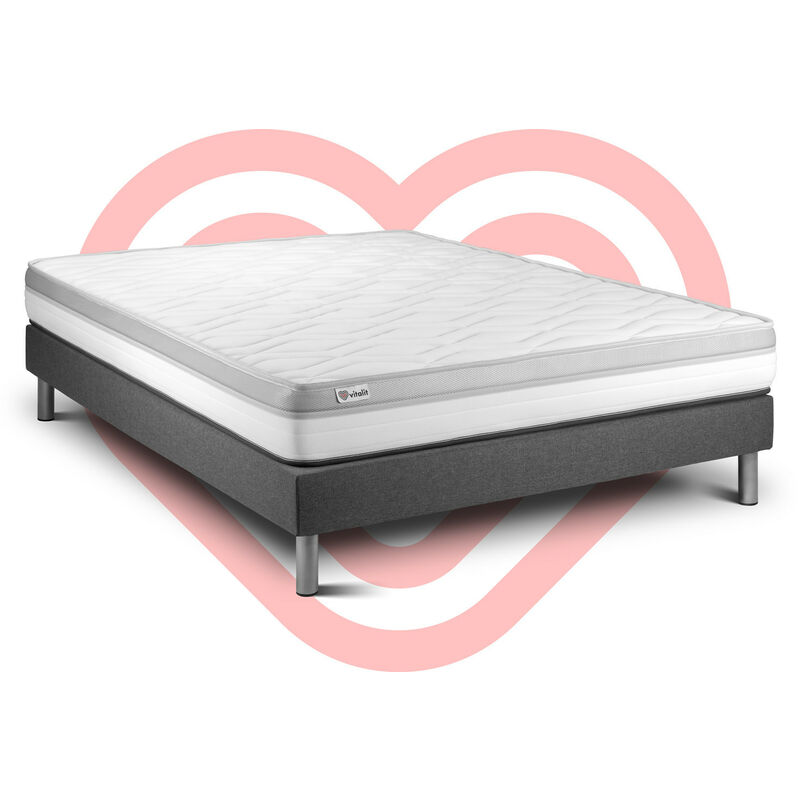 

Vitalit - Pack Colchón VITAL RELAX 160 x 200 cm + Somier multiláminas, Espuma, 3 zonas de confort