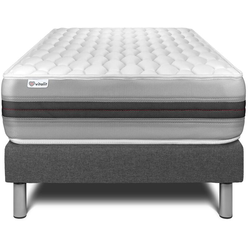 

Vitalit - Pack Colchón VITALSPRING RECOVER 120 x 190 cm + Somier multiláminas, Muelles ensacados y espuma , 7 zonas de confort