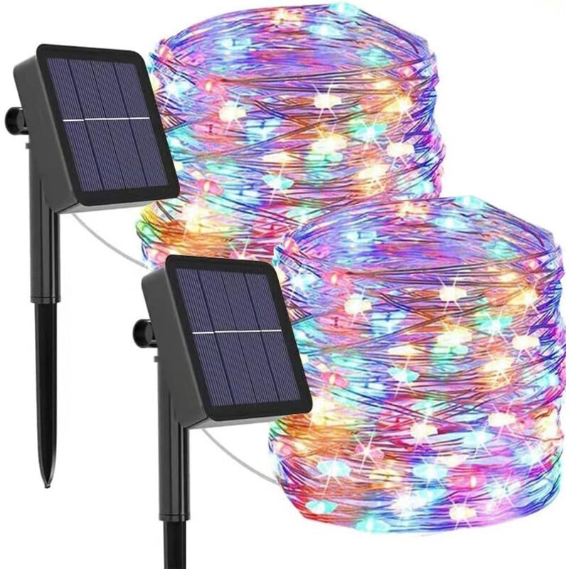 Image of Pack Colorful Solar Lights Outdoor, 12m&hellip;