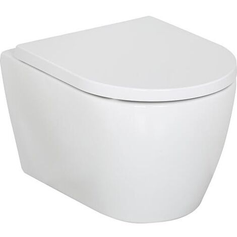 Pack combiné Evenes Aimera Compact WC suspendu sans bride avec Abattant WC Softclose