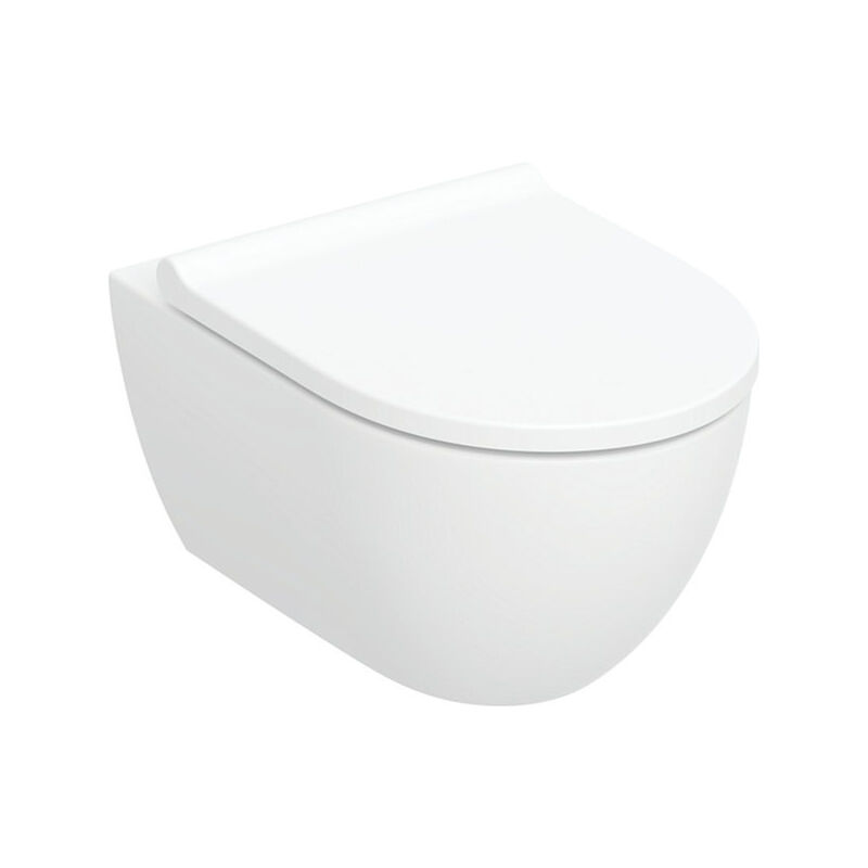 Geberit - Acanto, ensemble pour wc suspendu, siège de wc inclus,
