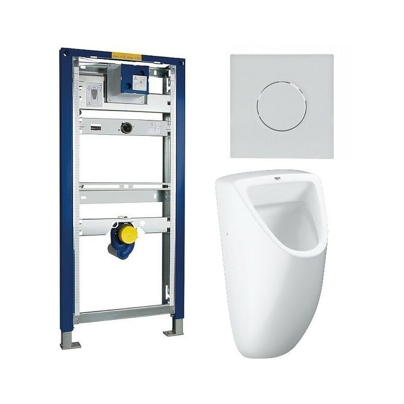 Pack complet Bâti support urinoir Geberit et Urinoir Grohe Bau céramique