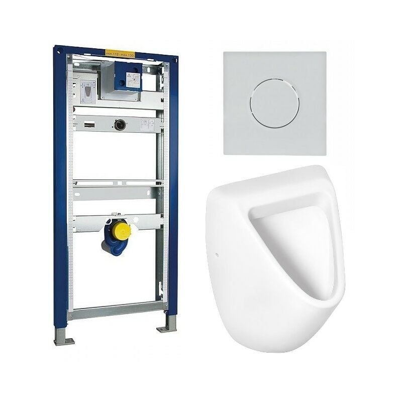 Pack complet Bâti support urinoir Geberit et Urinoir Eurovit