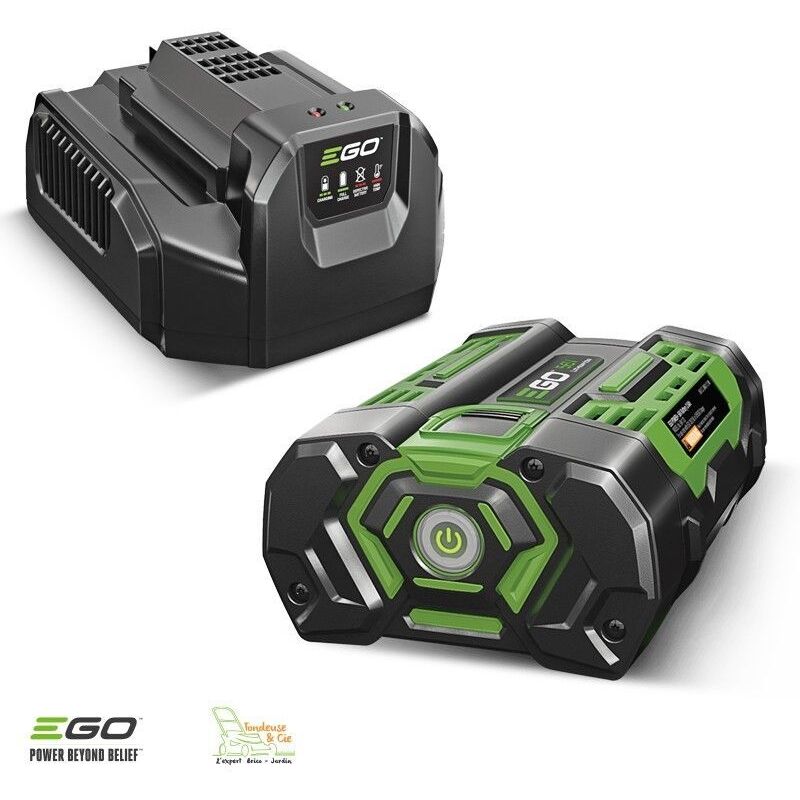Ego Power+ - pack complet Chargeur et batterie 56 volts Ego Power pour outils jardins sans fil Ego