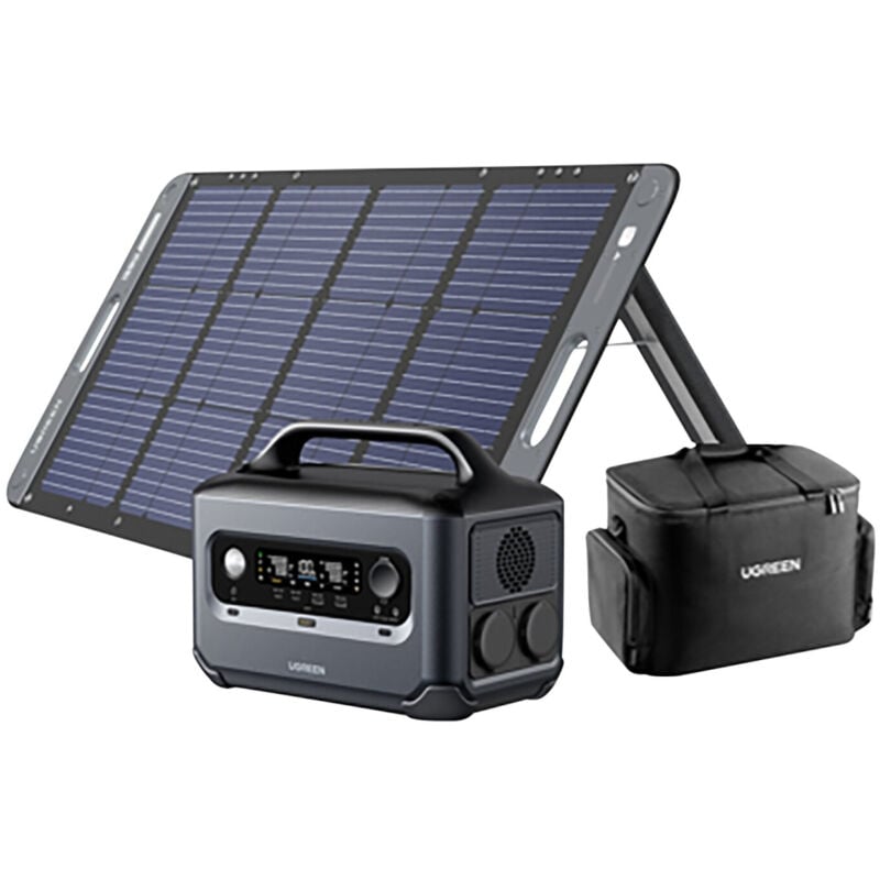 Ugreen - Pack complet station d'énergie 1200 Watts + panneau solaire 200 watts + sacoche