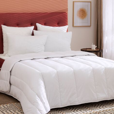 Pack couette légère et oreiller moelleux 240x220 cm - Someo