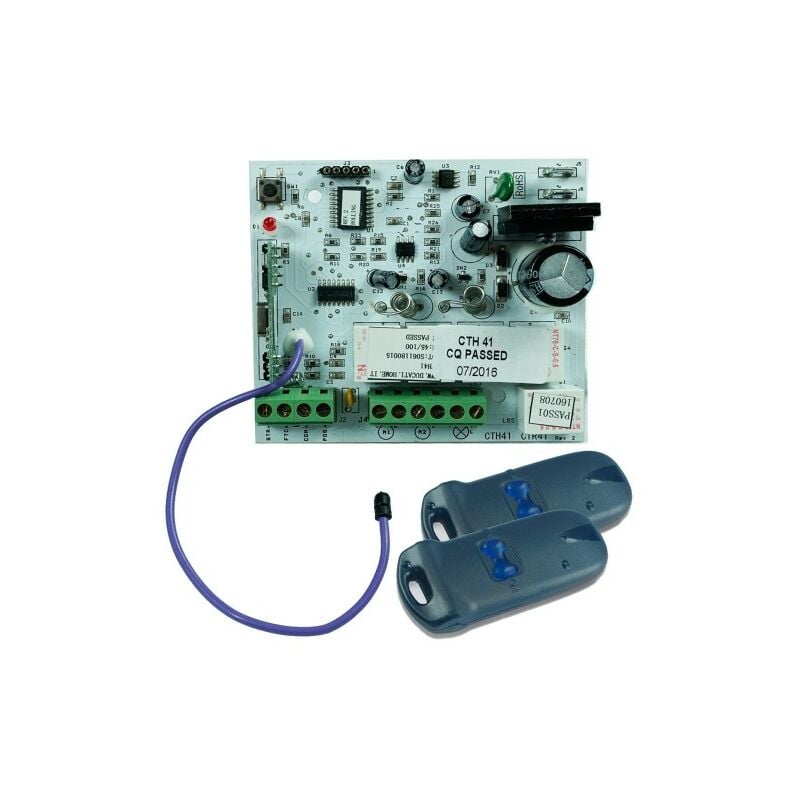 Pack CTH41 set Carte électronique Ducati Home Automation CTH41 + 2 télécommandes à code variable pult 6203R