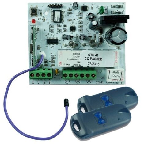 PACK CTH41 SET Carte électronique Ducati Home Automation CTH41 + 2 télécommandes à code variable PULT 6203R