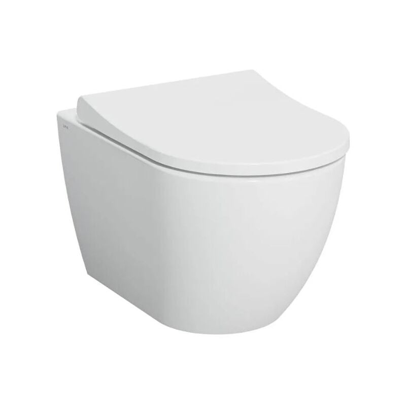 Pack cuvette suspendue Carene Mia Round sans bride abattant slim Vitra 7510B003-6319