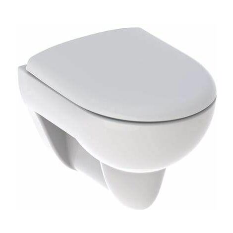 Abattant WC blanc pour cuvette FILE 2.0, charnières à fermeture ralentie