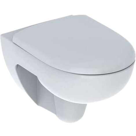 Geberit Duofix pack WC cuvette suspendu design rimless basalt mat et touche  chromée complet