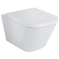 Pack Cuvette WC THE GAP suspendue sans bride-abattant frein chute - Blanc