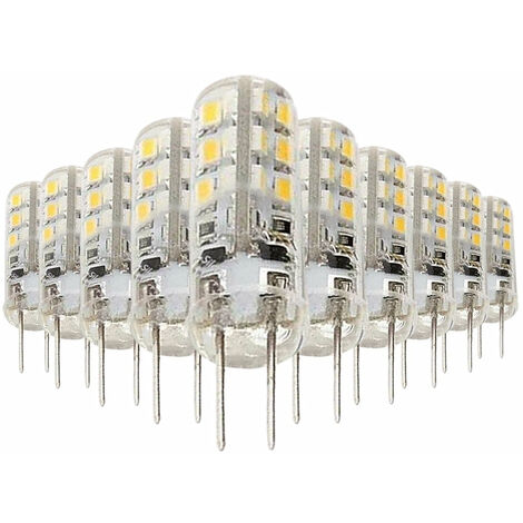 Pack de 10 - Ampoule LED G4 2W 12V SMD2835 24LED 360° - Blanc Froid - SILUMEN