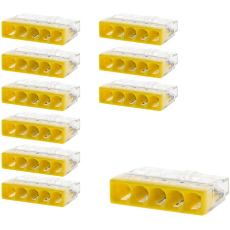 Jeu De Bornes, Jeu De Bornes De Raccordement Avec Levier, Connecteur De Câble à Pousser, Bornes