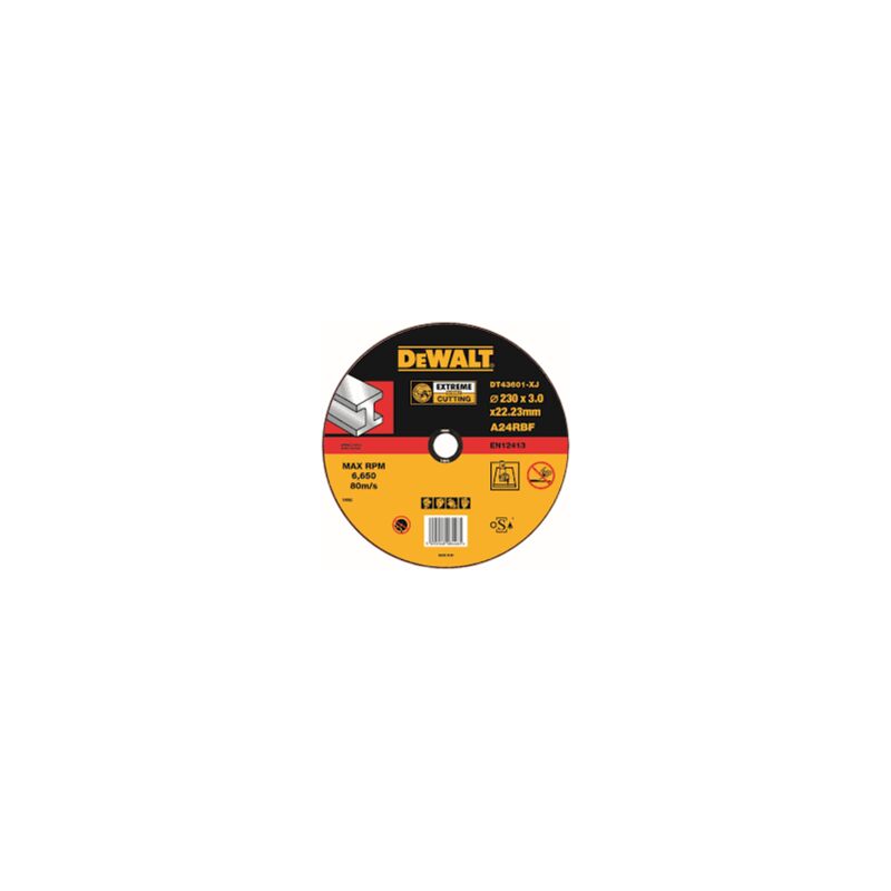 

DEWALT DT43601-XJ DISCO CORTE P/METAL 230x3,1mm