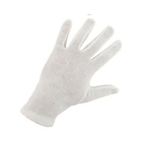 Pack de 10 paires de gants coton blanc Taille XL/10 EP 4150 - Blanc