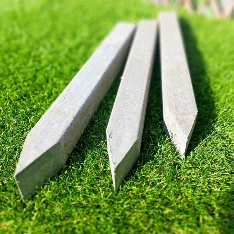 Agco - Pack de 10 piquets h pour bordure de jardin