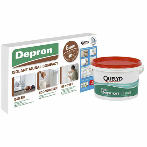 Pack de 10 plaques de polystyrène 6mm – Isolation thermique intérieure – Colle Depron pour pose rapide – Réduit les pertes de chaleur de 30% – Quelyd