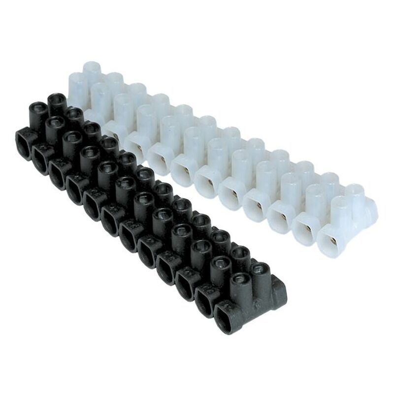 

PACK DE 10 UDS - Regleta de conexión 16mm negra - Tekox