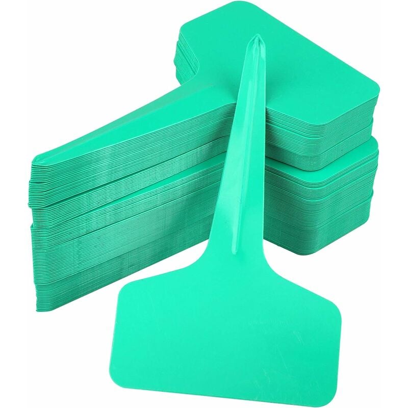 Fei Yu - Pack de 100 balises de sol en plastique (vert)