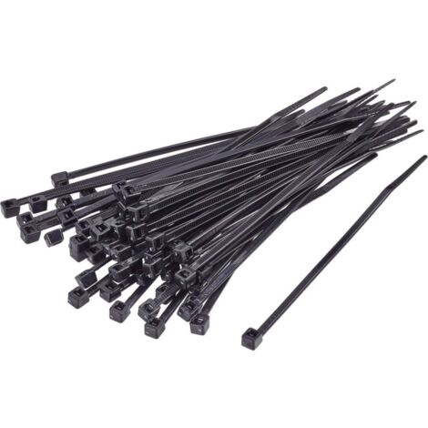 Pack de 100 Collier de Serrage Noir 3.5 x 200 mm - LPP