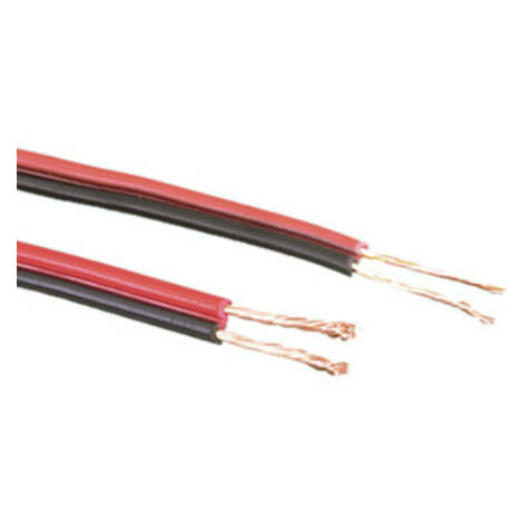 Bricable Cable de altavoz HIFI 1,5 (5 m, 1,5 mm², Negro/Rojo)