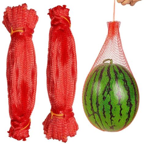 Pack de 100 Pastèque Filets pour le Jardin, Épaissi Melon Hamac, 45 cm de Melon de la Grille, la Pendaison de Melon, Melon d'eau Réutilisable Filets avec Cordon de serrage, pour les Pastèques, Fruits