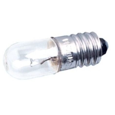 Pack de 100 uds Bombillas de filamento rosca E10 6 V 0'1 A Electro DH. 12.350/6/0.1 8430552020997