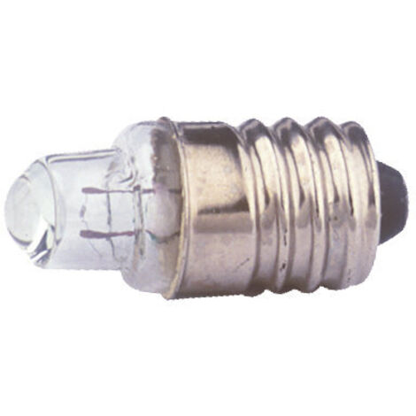 Pack de 100 uds Bombillas de filamento rosca E10 Cristal con lupa 2.2 V Electro DH. 12.355/2.2/0.25 8430552074983