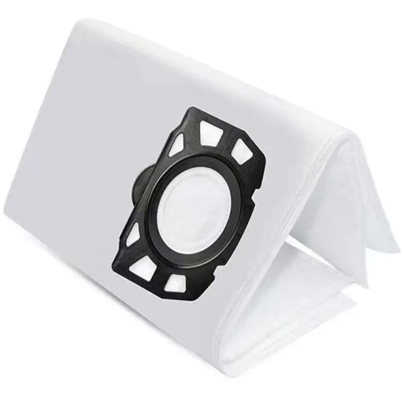 Pack de 10Sacs Aspirateur pour Kärcher WD4,WD5,WD6,MV4,MV5,MV6-Microfibre 5 Couches,Haute Filtration 99,99%,Sacs Non-Tissés Résistants,Compatible