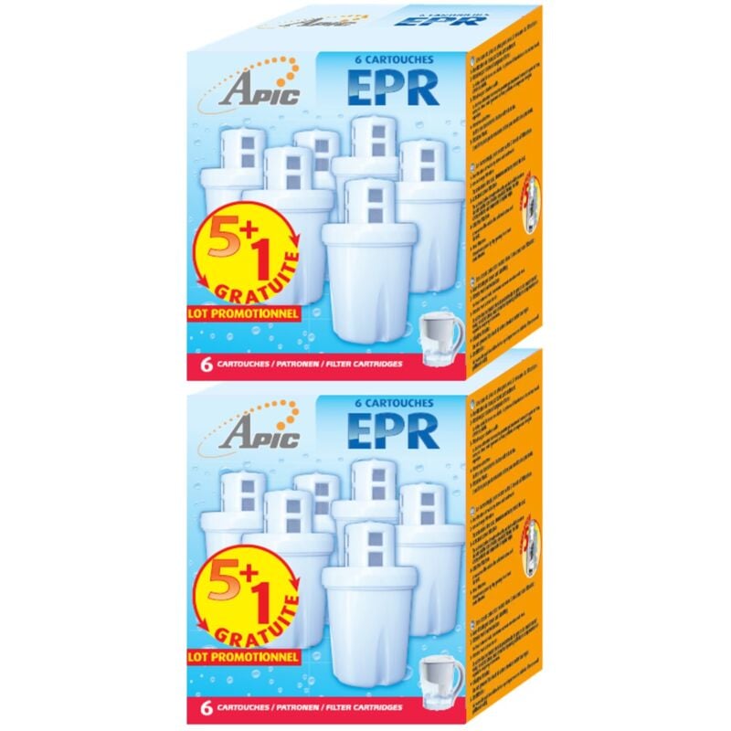 Apic - Pack de 12 Cartouches filtrantes epr
